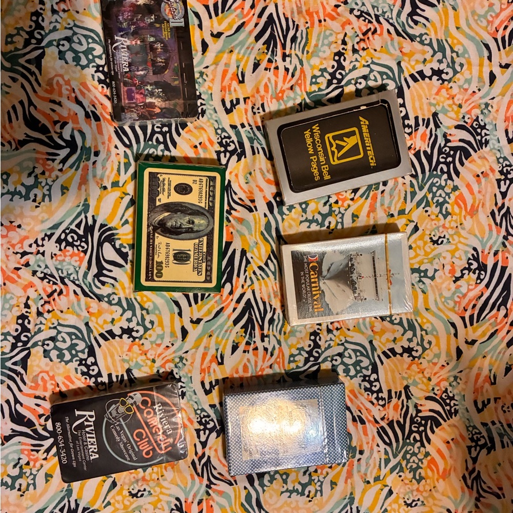 Assorted Playing Card Decks lot of 6